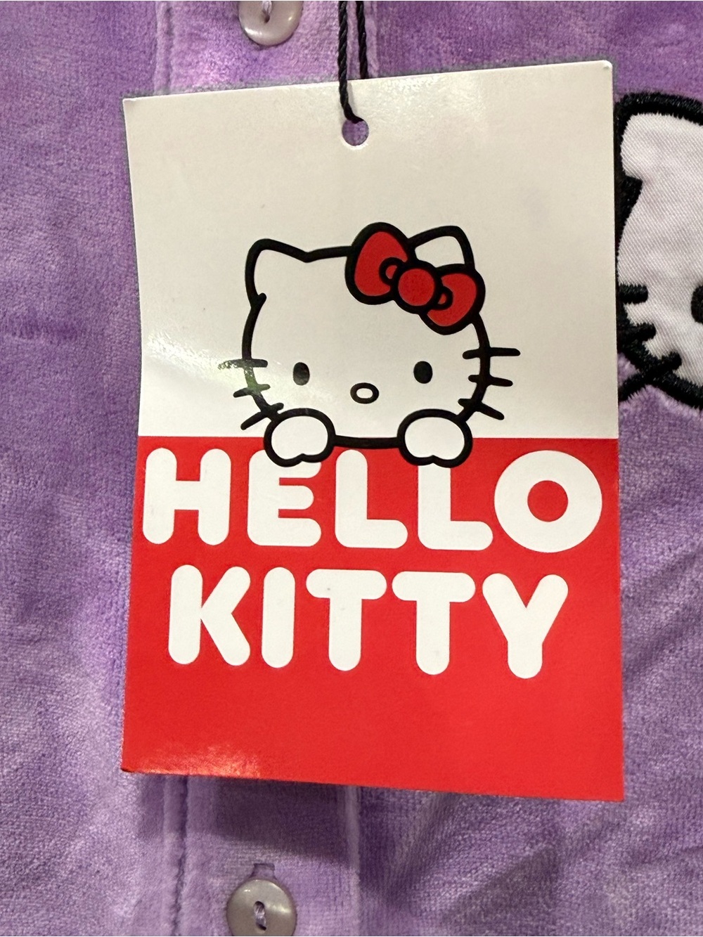New Girl Order x Hello Kitty Lilac Velour Romper Playsuit US 4 NWT 2021 - Picture 3 of 5